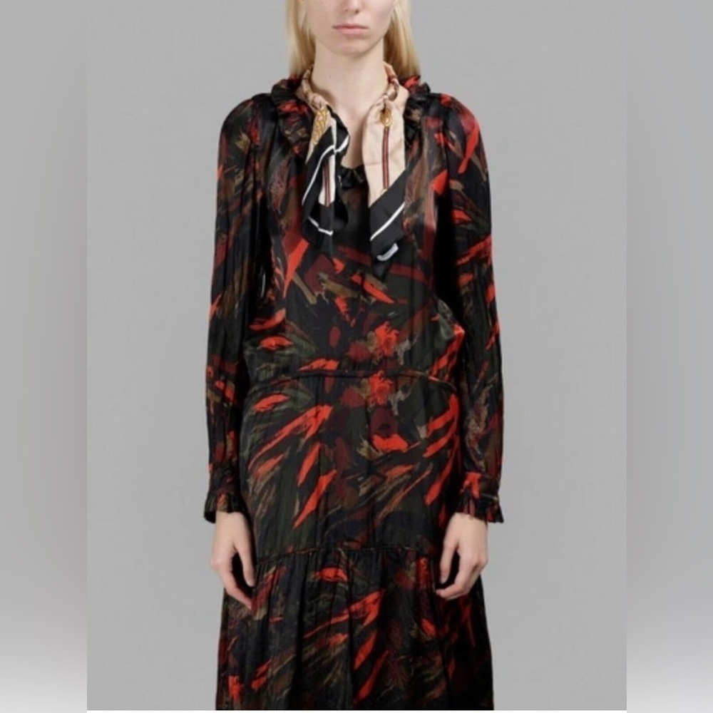 BALENCIAGA | Midi Dress Dark
NWT Green Multicolor Size 38 US 6